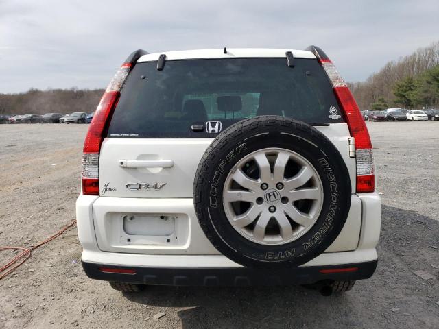 SHSRD78956U431511 - 2006 HONDA CR-V SE WHITE photo 6