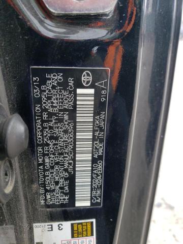 JTKJF5C79D3063961 - 2013 TOYOTA SCION TC 黑色 照片 12