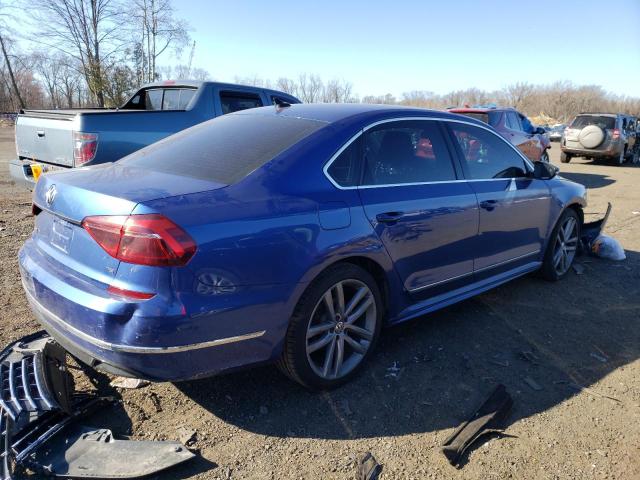 1VWDT7A31HC039536 - 2017 VOLKSWAGEN PASSAT R-LINE Blau Foto 3