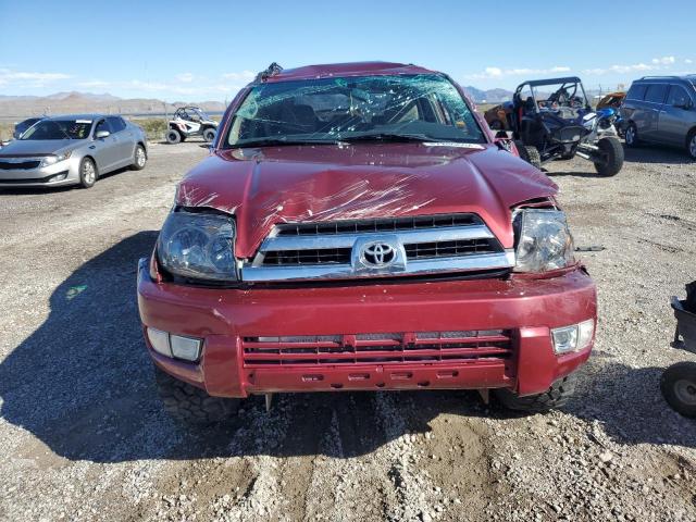 JTEBU14R258040354 - 2005 TOYOTA 4RUNNER SR5 MAROON photo 5