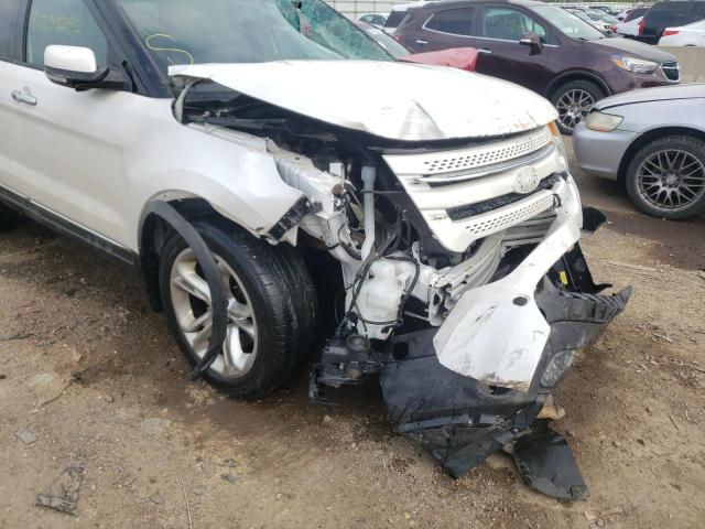 1FM5K8F8XDGB92290 - 2013 FORD EXPLORER LIMITED WHITE photo 9