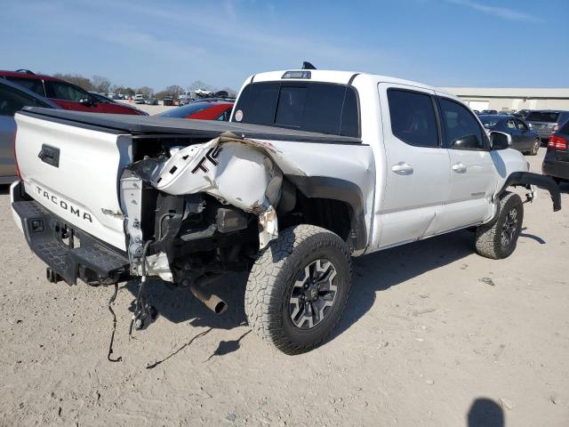 3TMCZ5AN4HM073438 - 2017 TOYOTA TACOMA DOUBLE CAB WHITE photo 3