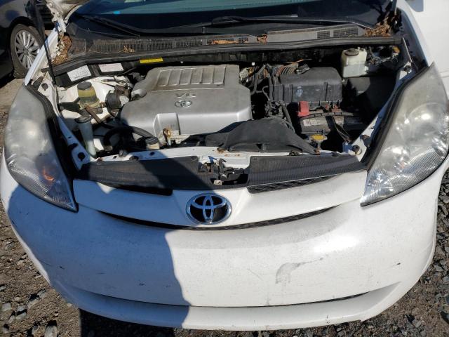 5TDZK23C78S156483 - 2008 TOYOTA SIENNA CE WHITE photo 12