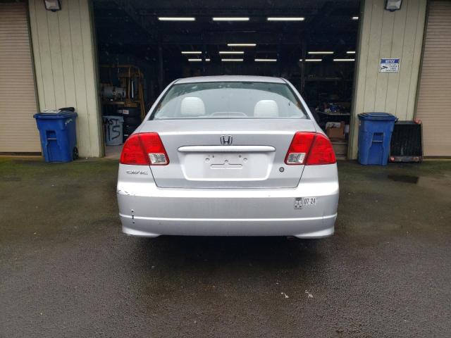 2HGES16325H601406 - 2005 HONDA CIVIC DX VP 银色 照片 6