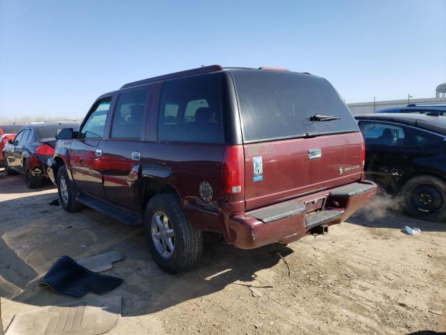 1GYEK13R5YR118515 - 2000 CADILLAC ESCALADE BURGUNDY photo 2