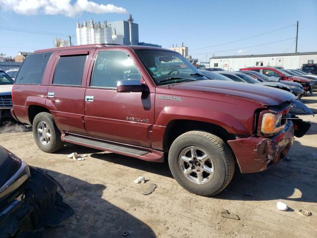 1GYEK13R5YR118515 - 2000 CADILLAC ESCALADE BURGUNDY photo 4