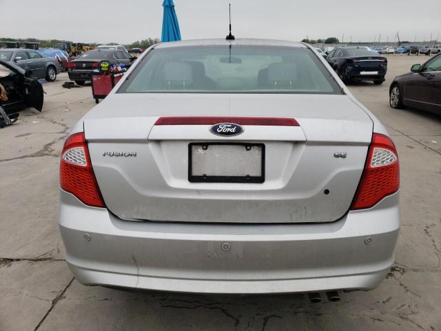 3FAHP0HA8CR334623 - 2012 FORD FUSION SE SILVER photo 6