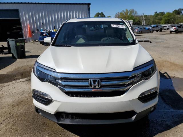 5FNYF6H55JB073002 - 2018 HONDA PILOT EXL WHITE photo 5