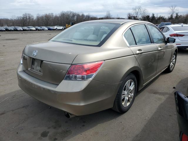 1HGCP26498A021211 - 2008 HONDA ACCORD LXP GOLD photo 3