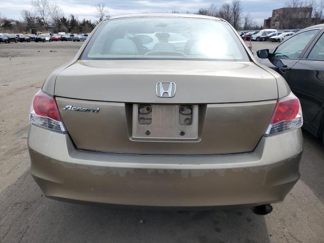 1HGCP26498A021211 - 2008 HONDA ACCORD LXP GOLD photo 6