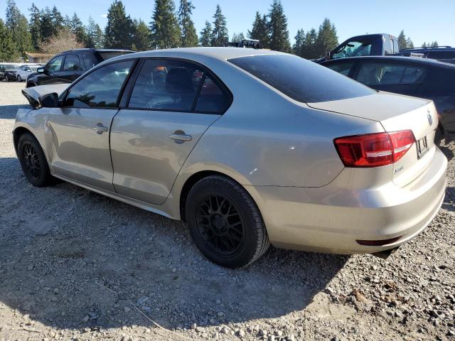 3VW2K7AJ2FM227258 - 2015 VOLKSWAGEN JETTA BASE GOLD photo 2