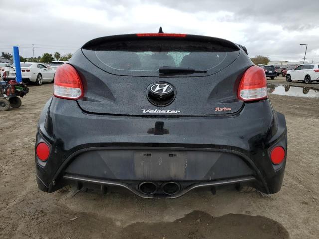 KMHTC6AE1HU308487 - 2017 HYUNDAI VELOSTER TURBO BLACK photo 6