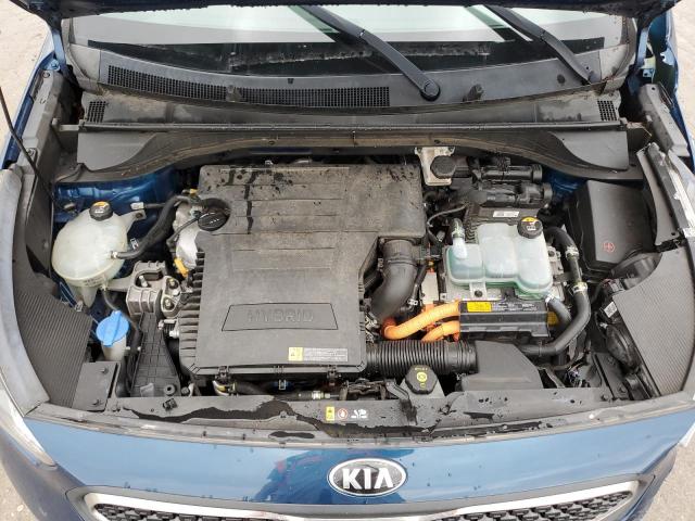 KNDCC3LC9H5074852 - 2017 KIA NIRO EX BLUE photo 12