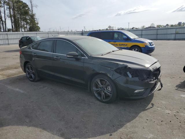 3FA6P0VP7HR212696 - 2017 FORD FUSION SPORT BLACK photo 4