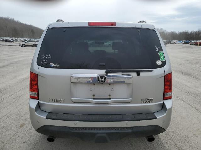 5FNYF4H93DB019290 - 2013 HONDA PILOT TOURING SILVER photo 6