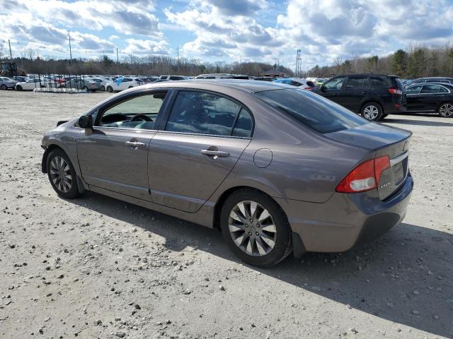 2HGFA1F85BH539904 - 2011 HONDA CIVIC EX BROWN photo 2