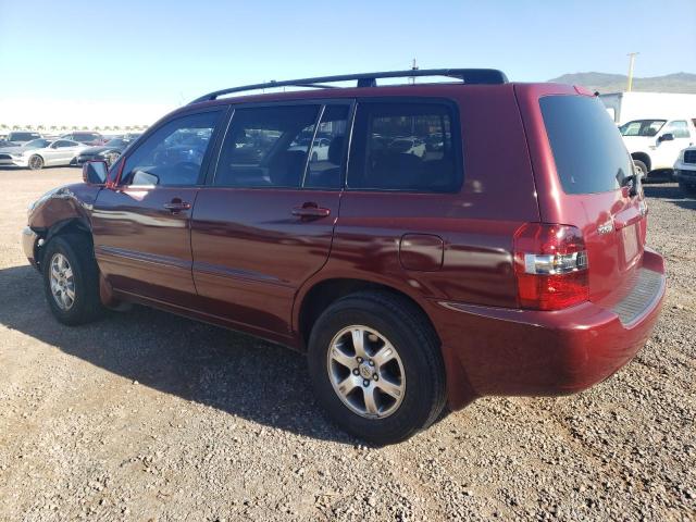 JTEGD21AX40081449 - 2004 TOYOTA HIGHLANDER MAROON photo 2