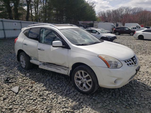 JN8AS5MV0BW270030 - 2011 NISSAN ROGUE S WHITE photo 4