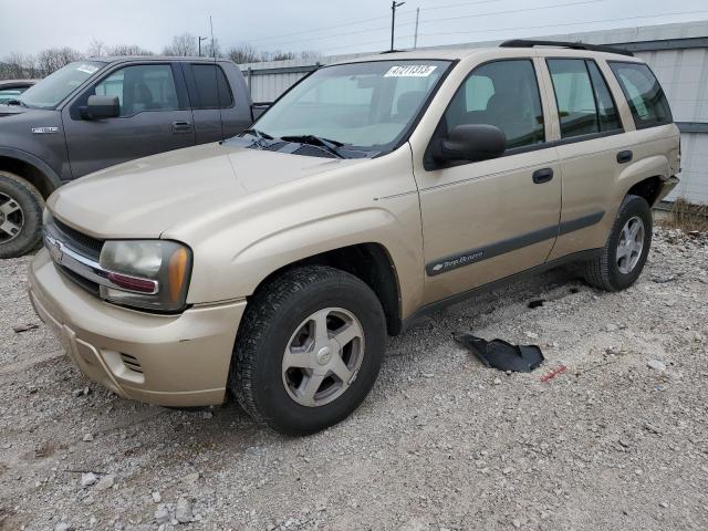 1GNDT13S942223280 - 2004 CHEVROLET TRAILBLAZE LS TAN photo 1