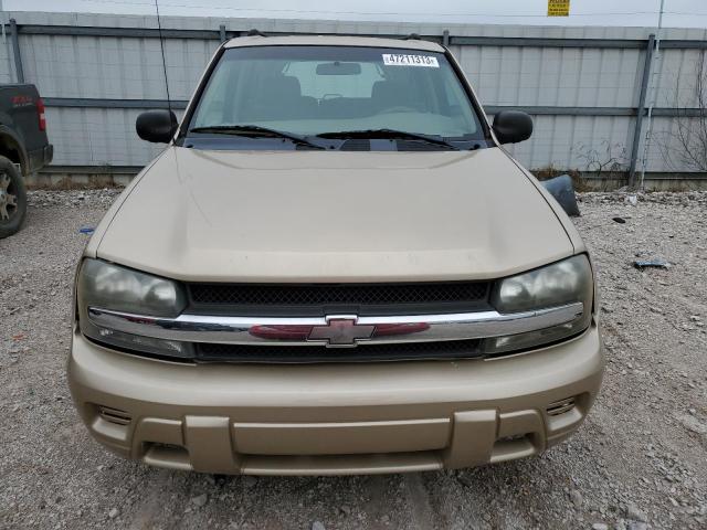 1GNDT13S942223280 - 2004 CHEVROLET TRAILBLAZE LS TAN photo 5