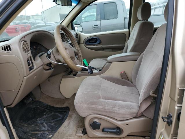 1GNDT13S942223280 - 2004 CHEVROLET TRAILBLAZE LS TAN photo 7