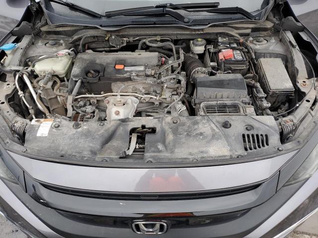 2HGFC2F60KH558603 - 2019 HONDA CIVIC LX GRAY photo 11