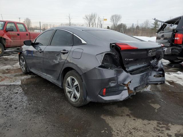 2HGFC2F60KH558603 - 2019 HONDA CIVIC LX GRAY photo 2
