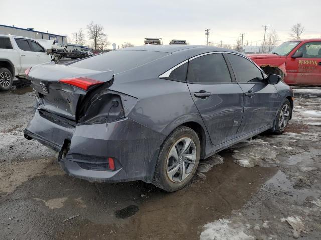 2HGFC2F60KH558603 - 2019 HONDA CIVIC LX GRAY photo 3