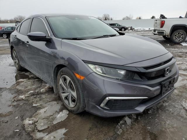 2HGFC2F60KH558603 - 2019 HONDA CIVIC LX GRAY photo 4