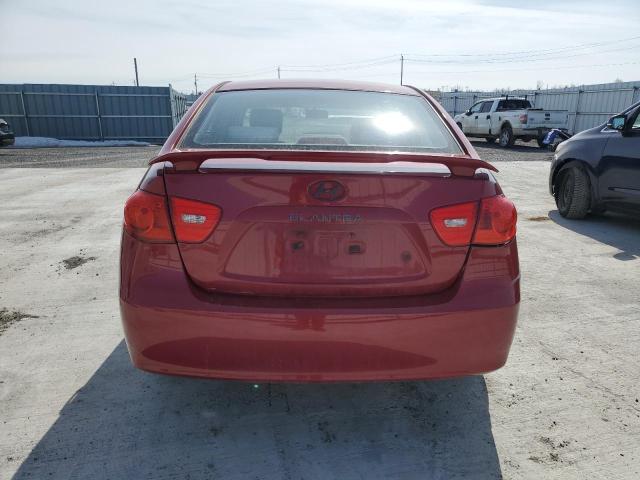 KMHDU45D27U068811 - 2007 HYUNDAI ELANTRA GL BURGUNDY photo 6