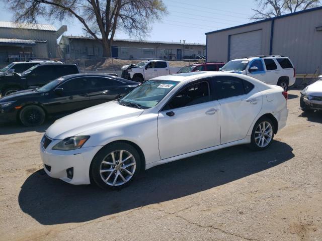 JTHCE5C21C5002631 - 2012 LEXUS IS 350 WHITE photo 1