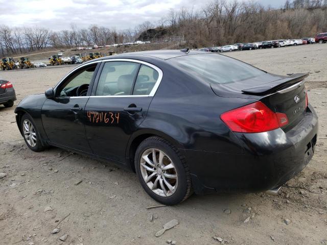 JNKBV61F27M807542 - 2007 INFINITI G35 BLACK photo 2