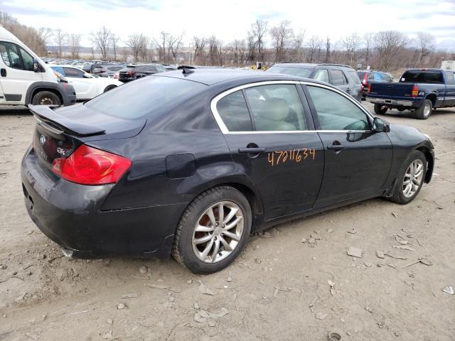 JNKBV61F27M807542 - 2007 INFINITI G35 BLACK photo 3