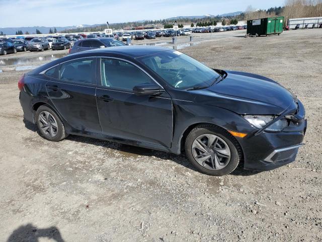 19XFC2F67KE214163 - 2019 HONDA CIVIC LX BLACK photo 4