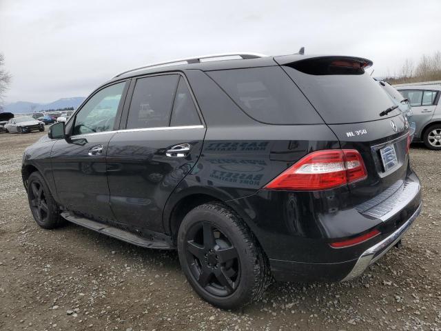 4JGDA5HB8FA558873 - 2015 MERCEDES-BENZ ML 350 4MATIC BLACK photo 2