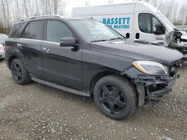 4JGDA5HB8FA558873 - 2015 MERCEDES-BENZ ML 350 4MATIC BLACK photo 4