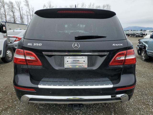 4JGDA5HB8FA558873 - 2015 MERCEDES-BENZ ML 350 4MATIC BLACK photo 6