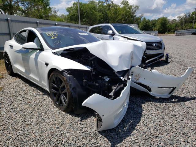 5YJSA1E52NF491552 - 2022 TESLA MODEL S Սպիտակ լուսանկար 4