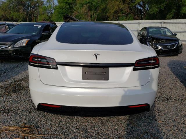 5YJSA1E52NF491552 - 2022 TESLA MODEL S Սպիտակ լուսանկար 6