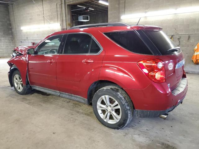 2GNFLDE32D6360161 - 2013 CHEVROLET EQUINOX LT RED photo 2