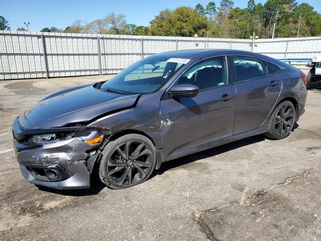 2HGFC2F88MH500839 - 2021 HONDA CIVIC SPORT GRAY photo 1