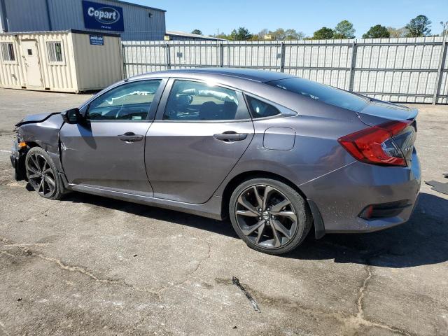 2HGFC2F88MH500839 - 2021 HONDA CIVIC SPORT GRAY photo 2