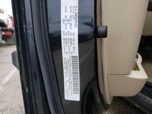 2A8HR54P58R679125 - 2008 CHRYSLER TOWN & COU TOURING შავი ფოტო 13