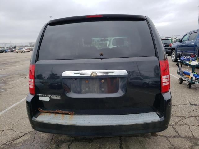 2A8HR54P58R679125 - 2008 CHRYSLER TOWN & COU TOURING შავი ფოტო 6