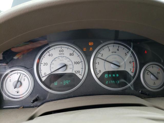 2A8HR54P58R679125 - 2008 CHRYSLER TOWN & COU TOURING შავი ფოტო 9