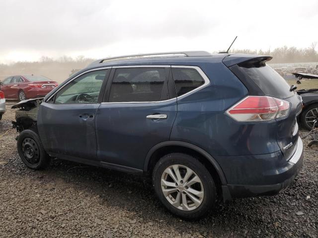 5N1AT2MV0FC757674 - 2015 NISSAN ROGUE S BLUE photo 2