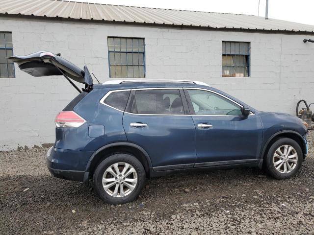 5N1AT2MV0FC757674 - 2015 NISSAN ROGUE S BLUE photo 3