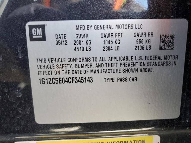 1G1ZC5E04CF345143 - 2012 CHEVROLET MALIBU 1LT 灰色 照片 13