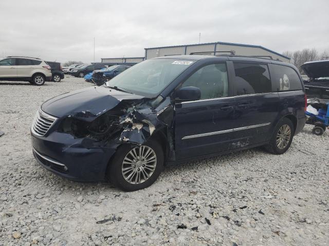 2C4RC1CG4FR504126 - 2015 CHRYSLER TOWN & COU TOURING L BLUE photo 1