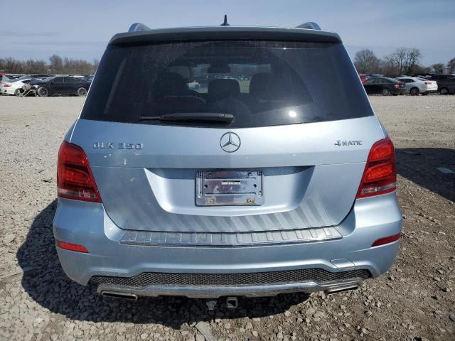 WDCGG8JBXEG253196 - 2014 MERCEDES-BENZ GLK 350 4MATIC BLUE photo 6